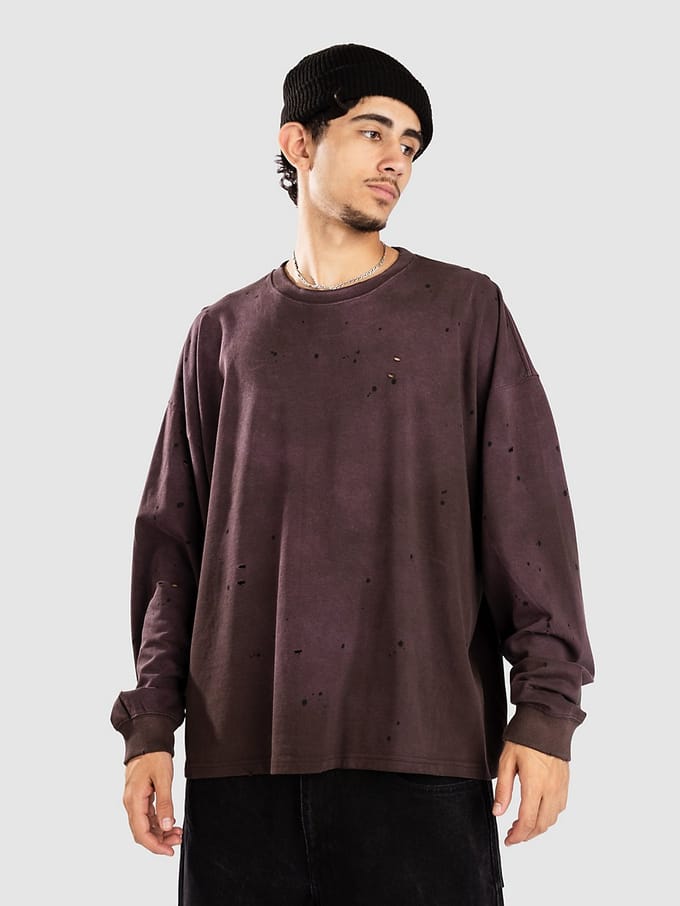 Ninth Hall Fundamental Aged Washed Longsleeve bruin