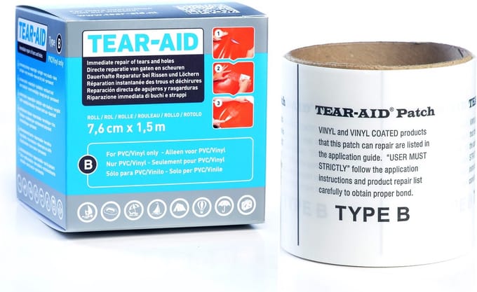 Tear-Aid rol type B voor PVC/Vinyl producten