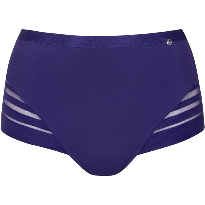 Indigo blauwe hoge panty slip Lisca Alegra - Blauw - Maat - 48