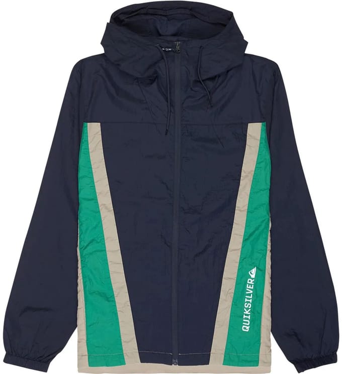 Quiksilver Clicker Windbreaker Jas Blauw S Man