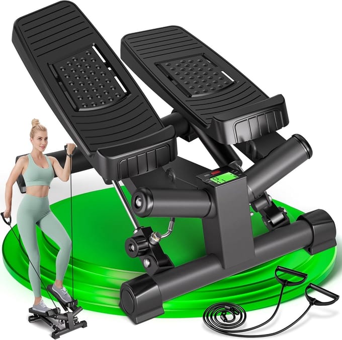 Stepper Fitness - Hometrainer - Crosstrainer Mini - Zwart