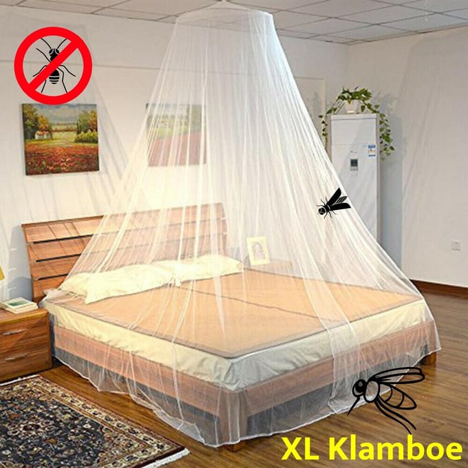 Klamboe Wit - Muskietennet - Hemeltje - Sluier Ledikant - Muggennet Baby - Mosquito Net