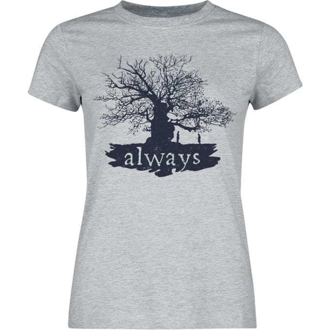 Harry Potter T-shirt - Magic Tree - L tot XL - voor Vrouwen - grijs gemêleerd