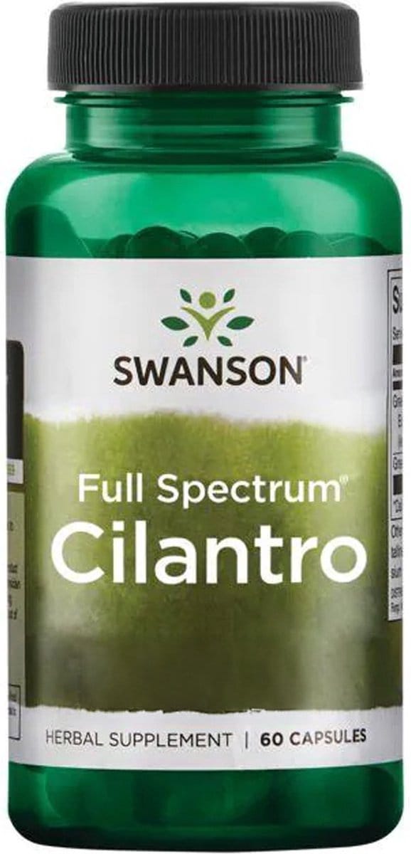 Swanson - Full Spectrum® - Koriander (Coriandrum sativum) - Cilantro - 500mg - 60 caps