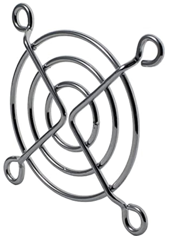 Ventilatorrooster - Ventilatorbescherming - Koeling Verbeteren - Metalen Constructie - 50x50mm - Zilver