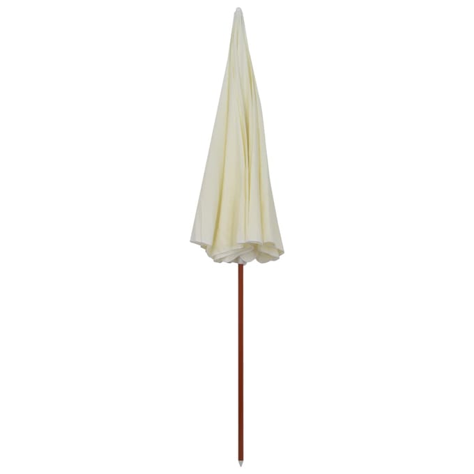 vidaXL - Parasol - met - stalen - paal - 300 - cm - zandkleurig