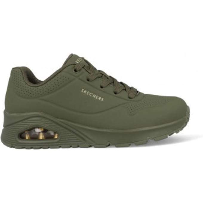 Skechers Uno - Stand On Air - Dames Sneakers - Olijfgroen