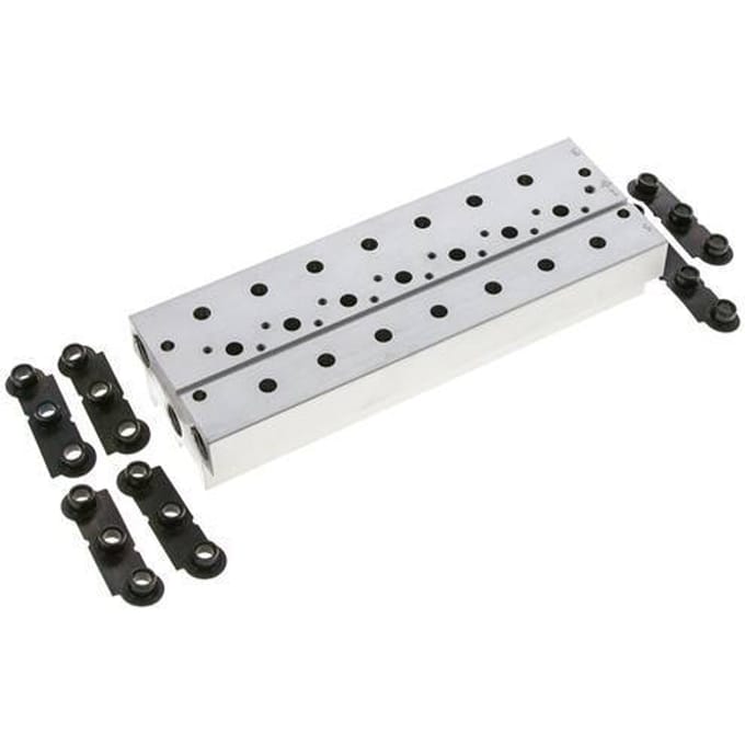 6xG1/4'' Manifold 7-Stations Festo 576422 VABM-B10-20S-G14-7