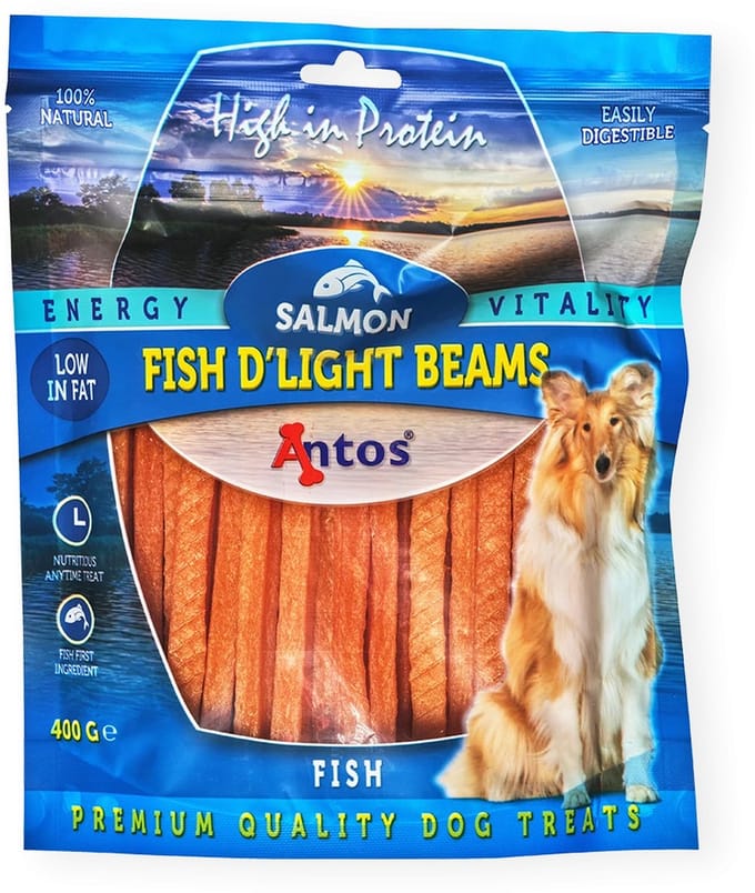 Antos Fish D’light Beams Salmon 400 gram