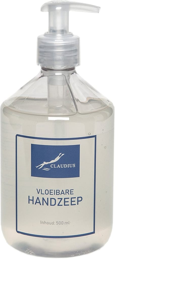 Vloeibare handzeep 500 ml met pomp - transparant