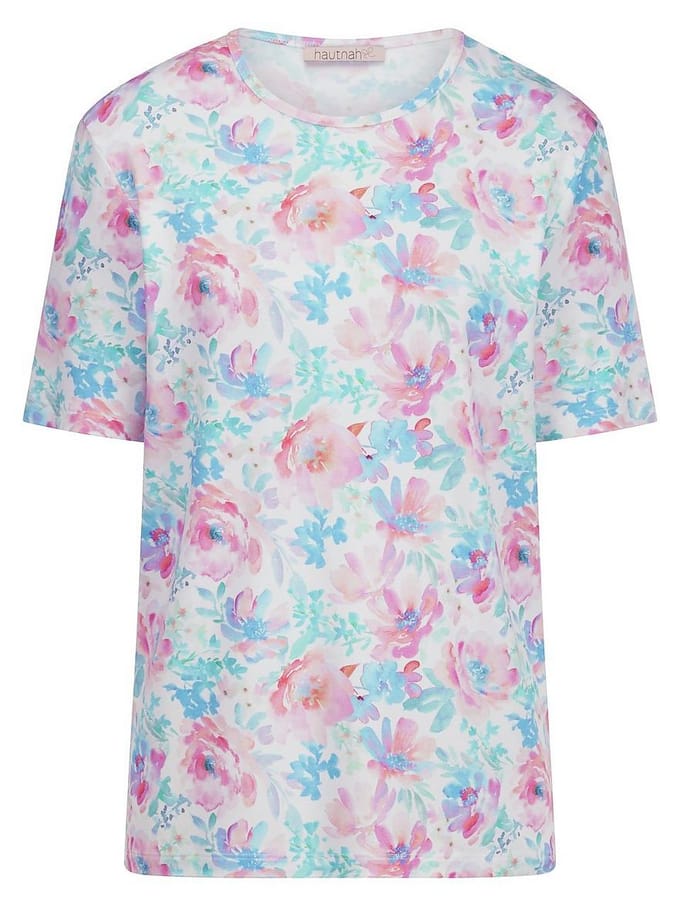 Shirt ronde hals Van Hautnah multicolour