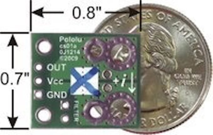 ACS724 Current Sensor Carrier 0 to 30A Pololu 4046