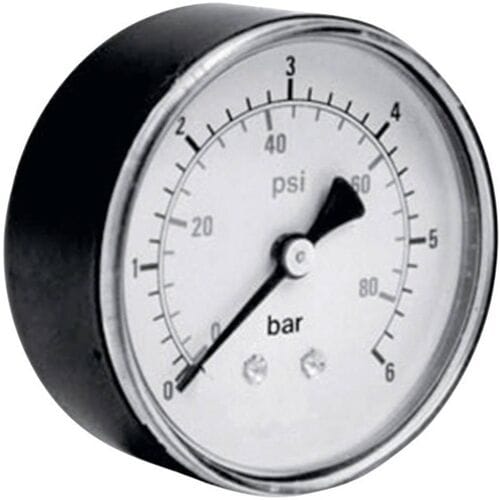 ICH Manometer 306.63.10 Aansluiting (manometer): Achterkant 0 tot 10 bar Schroefdraad (buiten) 1/4 1 stuk(s)