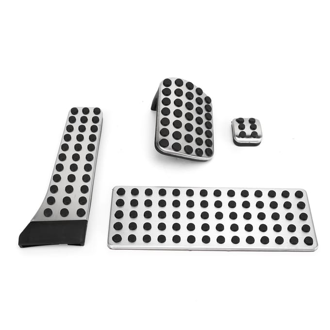 Accelerator Rem Voetpedaal RVS Brandstof Gas Remblokken Set Vervanging voor Mercedes?Benz white