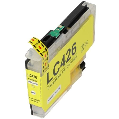 PrintAbout Inktcartridge LC-426Y Geel geschikt voor Brother