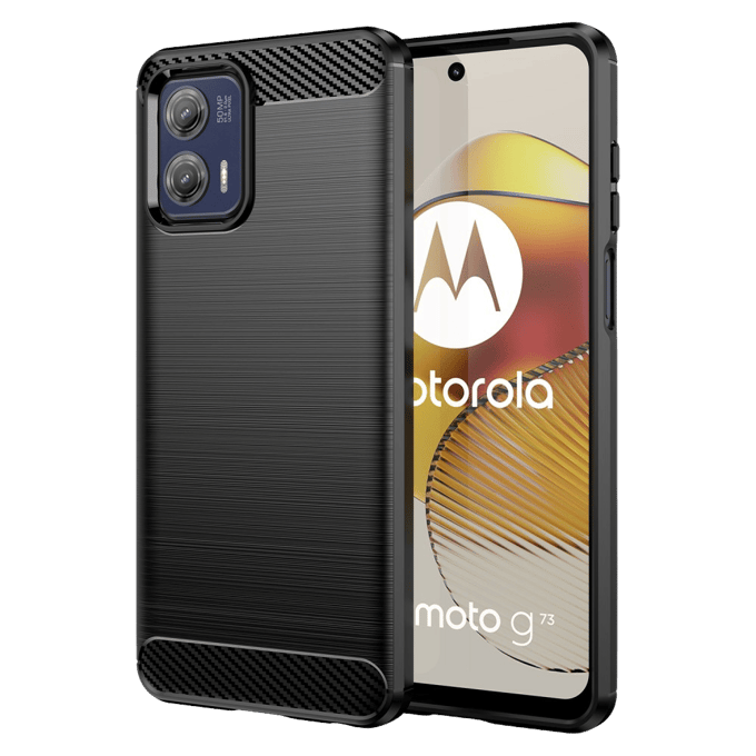 Mocaa Motorola G73 Schokbestendig Hoesje Zwart