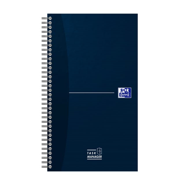 Oxford To do planner - 115 vel - dubbel spiraal - blauw
