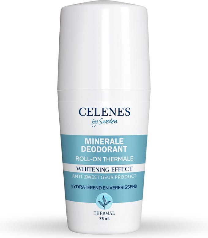 Celenes by Sweden Thermal Roll-On Deodorant - 75ml - Whitening & Antitranspirant