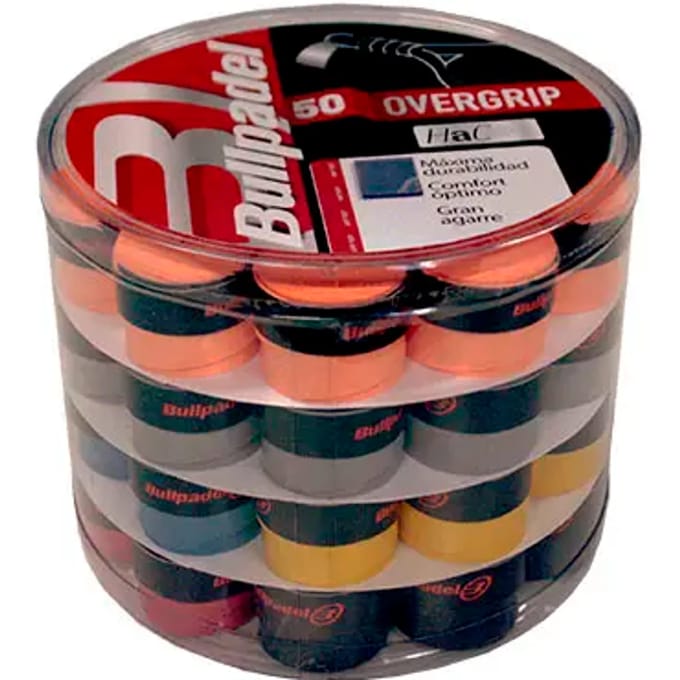 Bullpadel overgrip box 50 stuks multicolor