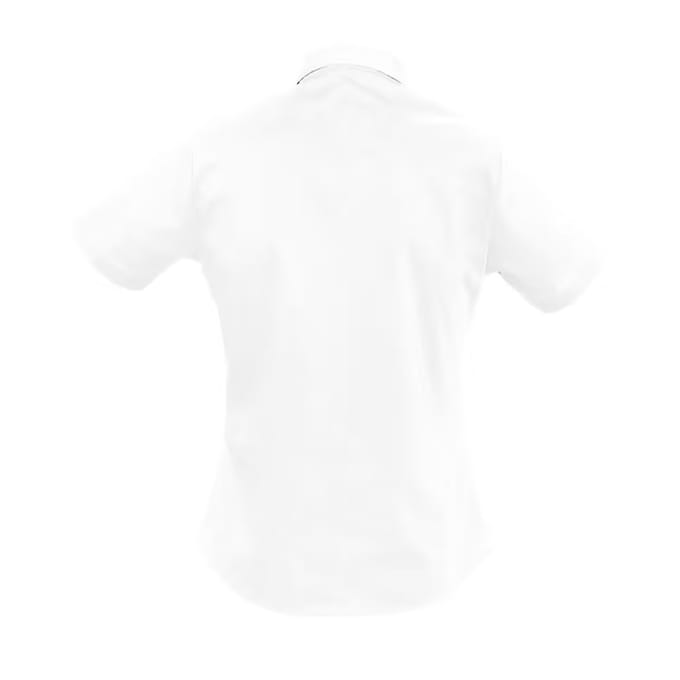 SOLS Dames/Dames Escape 95 Poplin Overhemd met Korte Mouwen (Wit)