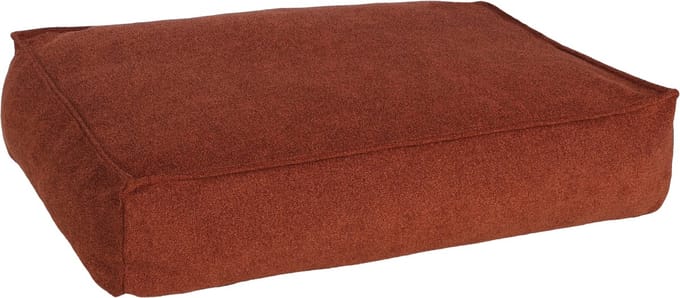 Kussen Oana Rechthoekig Terracotta met rand 80x60x18cm