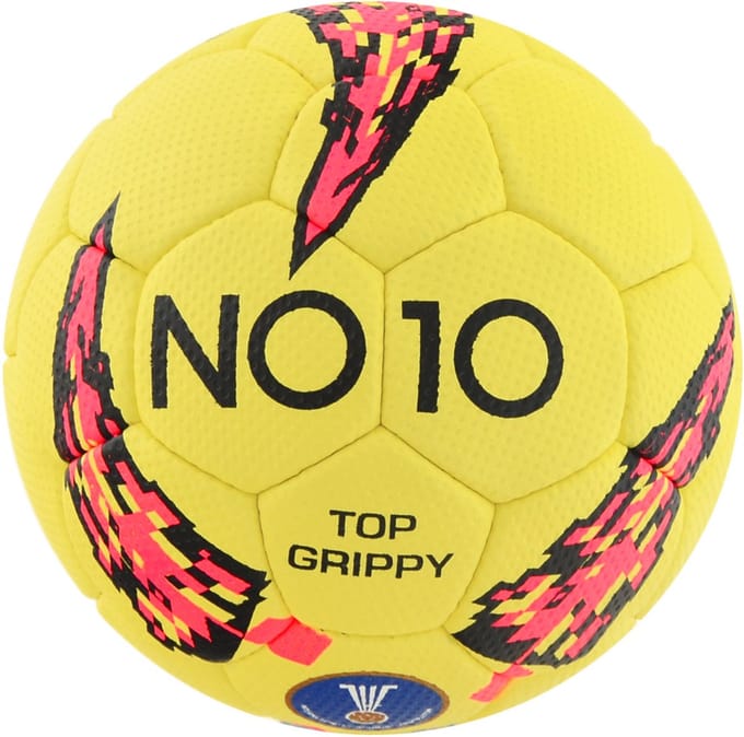 NO10 Bal Hand Top Grippy II Geel -2