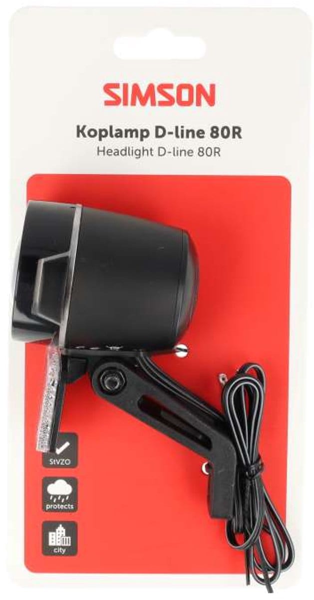 Simson koplamp Aurora D-line 80R - Dynamo
