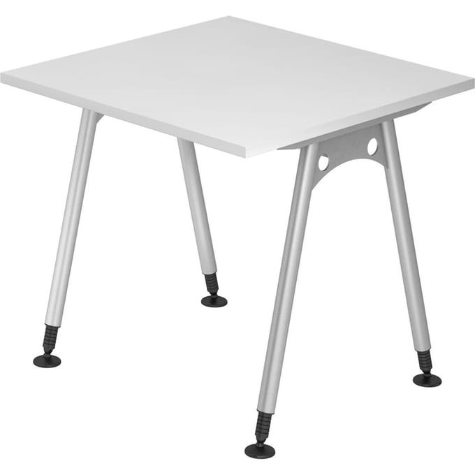 ATOS 8 S | Bureau - Wit 80 x 80 Tafelhoogte I In hoogte verstelbaar
