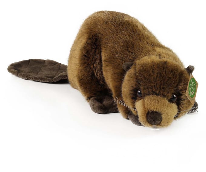 Rappa Eco Friendly Knuffel Bever - Pluche - 28 cm