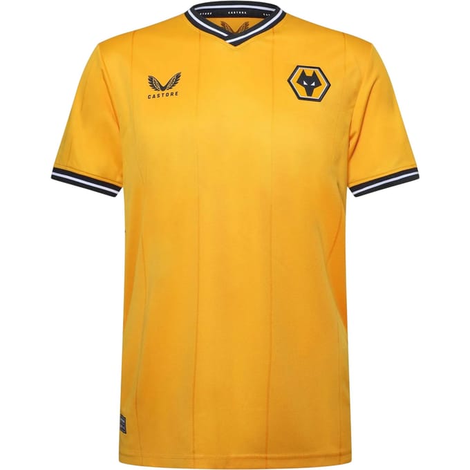 Castore Wolverhampton Wanderers FC-voetbalshirt voor heren (Oud Goud)