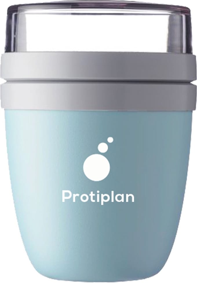 Protiplan - Lunchbeker - 300 ml + 120 ml - Handige maaltijdcontainer