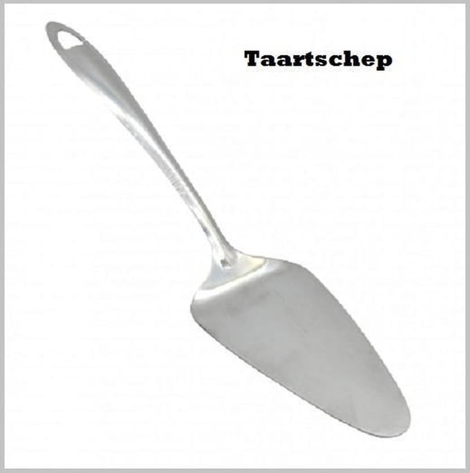 Taartschep roestvrij staal 27cm
