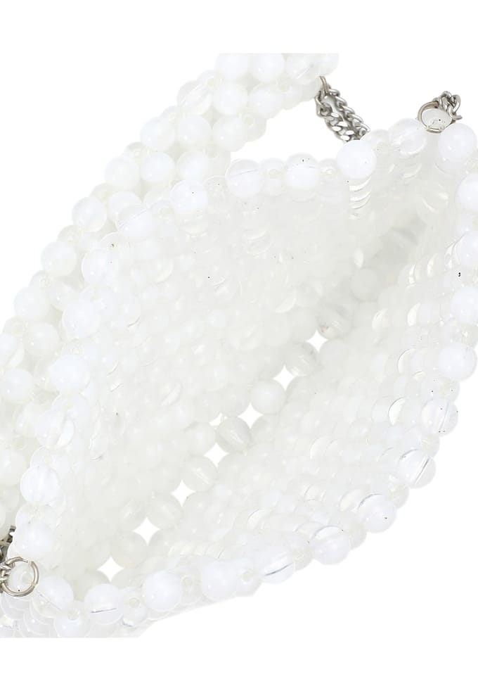 Mymo Handtas Dames Wol Wit Veelkleurig