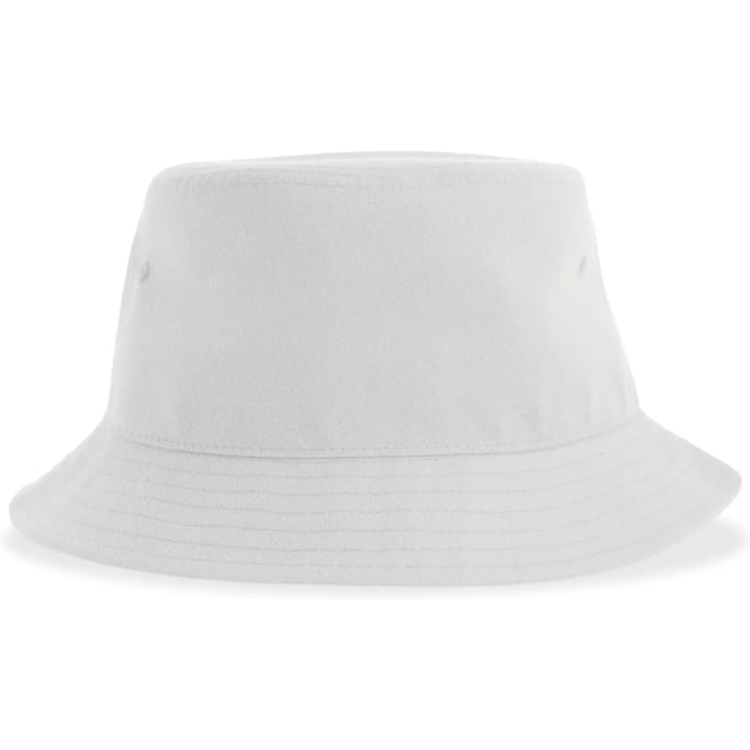 Atlantis Headwear - Geo Bucket Hat - White - One Size