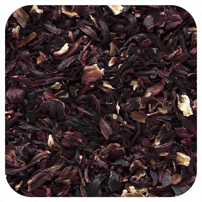Frontier Co-Op, Organic, Cut & Strained Hibiscus Flowers, 453G (16Oz) black