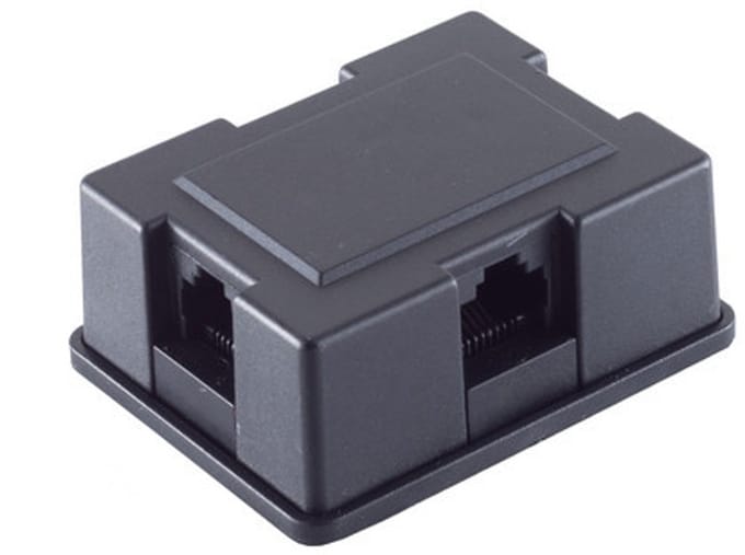 ISDN-VerteilerBOX 3-fach incl. Kabel 8/4 3m