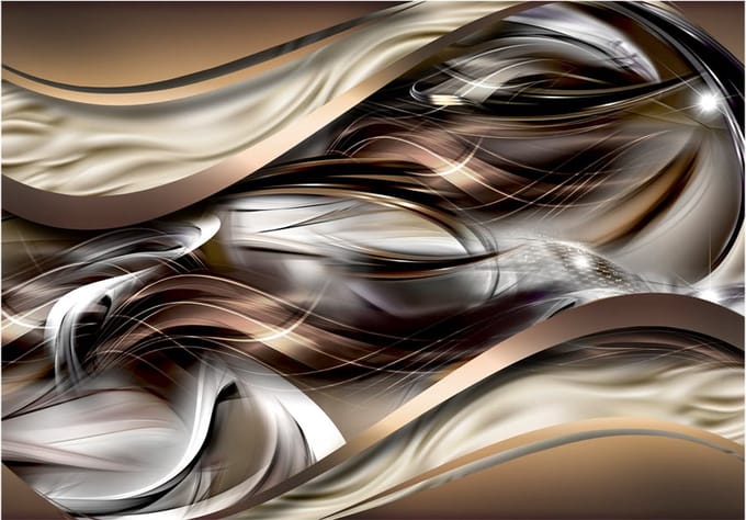 Fotobehang - Amber winds.