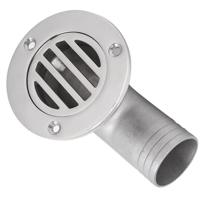 Boot Bocht Vloerafvoer 316 Roestvrij Staal Marine Water Afvoerapparaat Hardware Accessoire white