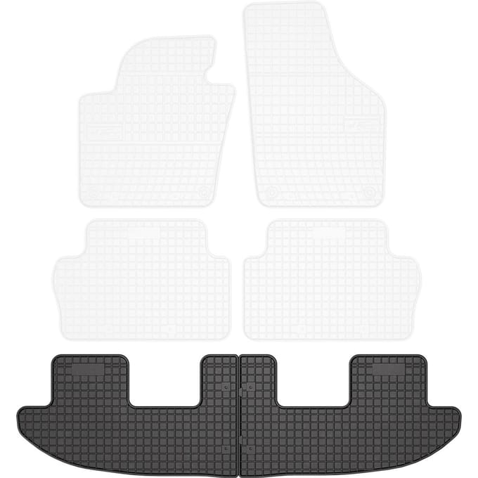 Rubbermatten Seat Alhambra 2010-2020 (geschikt voor de 3e zitrij) - Frogum