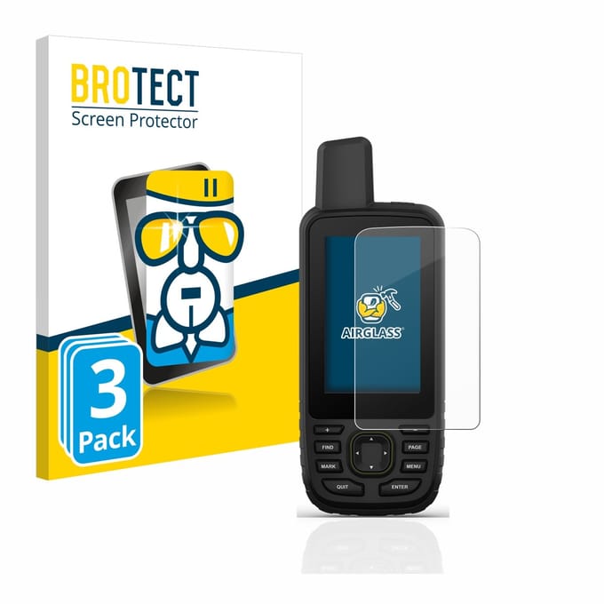 Screenprotector 3 Stuks voor Garmin GPSMAP 67 Beschermglas transparant