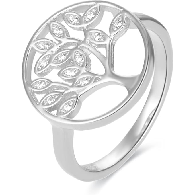 925 Sterling zilveren levensboom ring