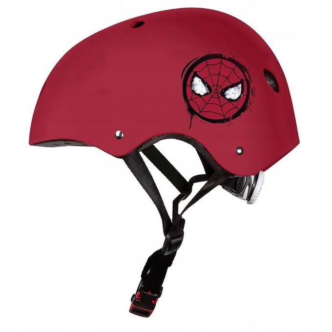 Kinderen helm met draaiknop voor afstelling Disney Spiderman