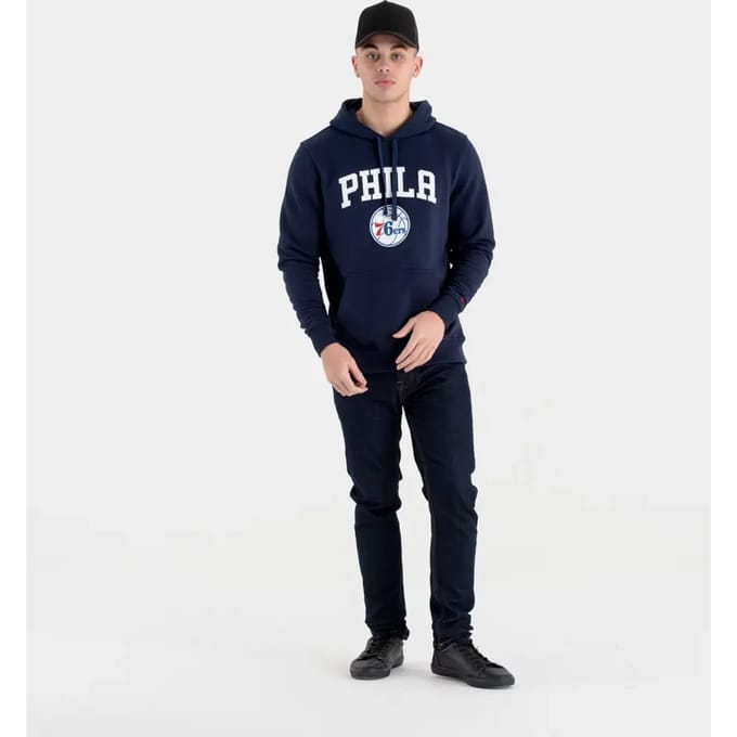 Sweat   capuche New Era  avec logo de l'équipe Philadehia 76ers