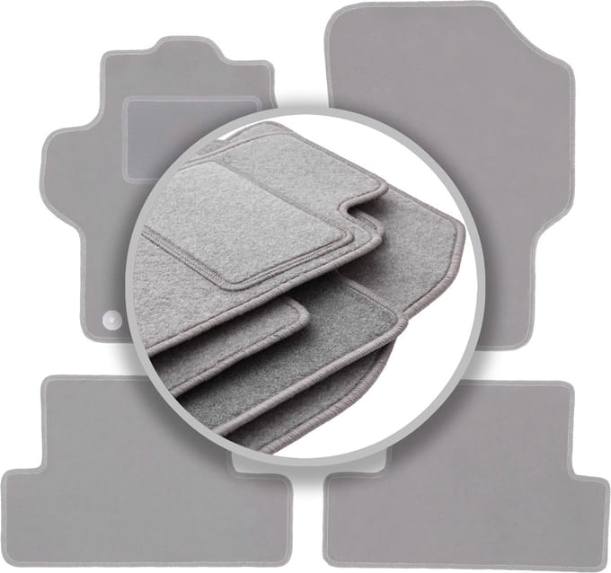 Grijze automatten voor: Peugeot 1007 minivan (2004-2009)