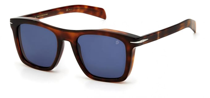 David Beckham Zonnebril 7000/s Heren Cat.3 Vierkant Bruin/blauw