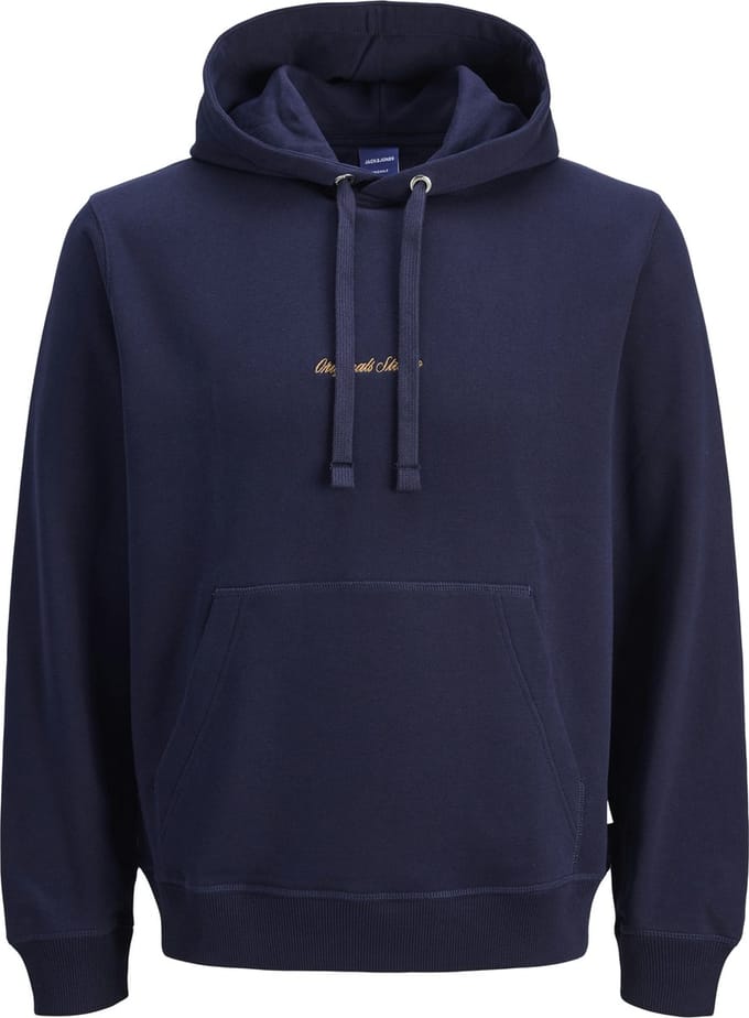 JACK&JONES PLUS - JORNORREBRO EMB SWEAT HOOD PLS - Heren - Sweaters