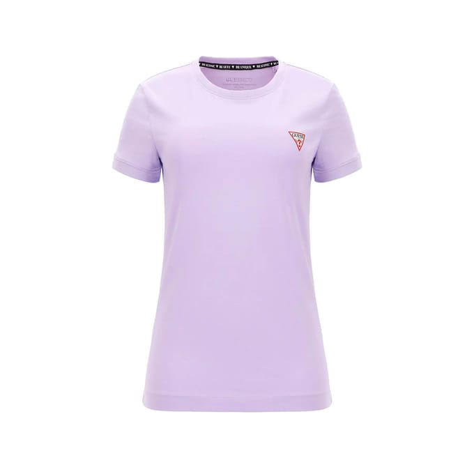 Dames-T-shirt met ronde hals Guess Mini Triangle