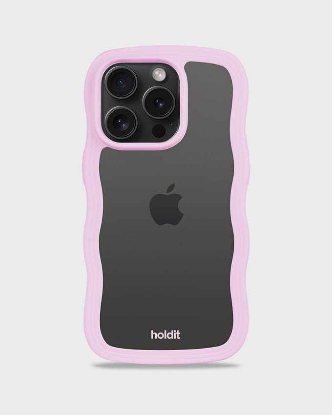 Phone Case Wavy Lilac/Transparent iPhone 14 Pro