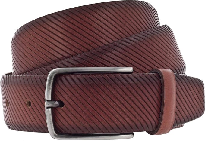 Vanzetti Leren Riem 35mm Leather Belt W100 Cognac Bruine