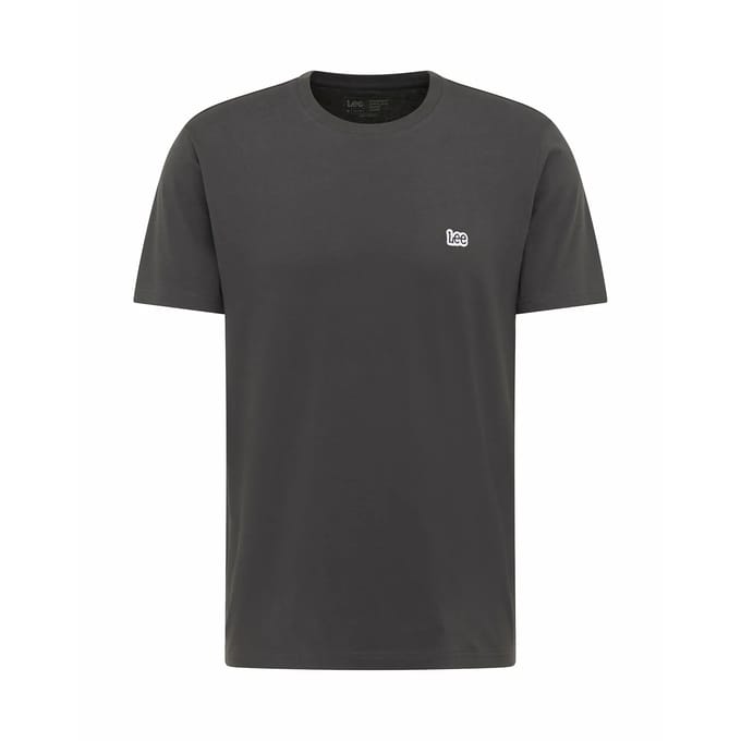 Lee Patch Logo T-shirt Met Korte Mouwen Grijs 2XL / Regular Man